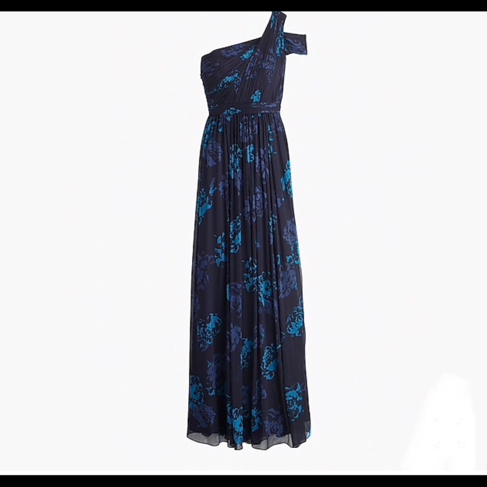 J.Crew Cara long dress in Nightshade Size 0